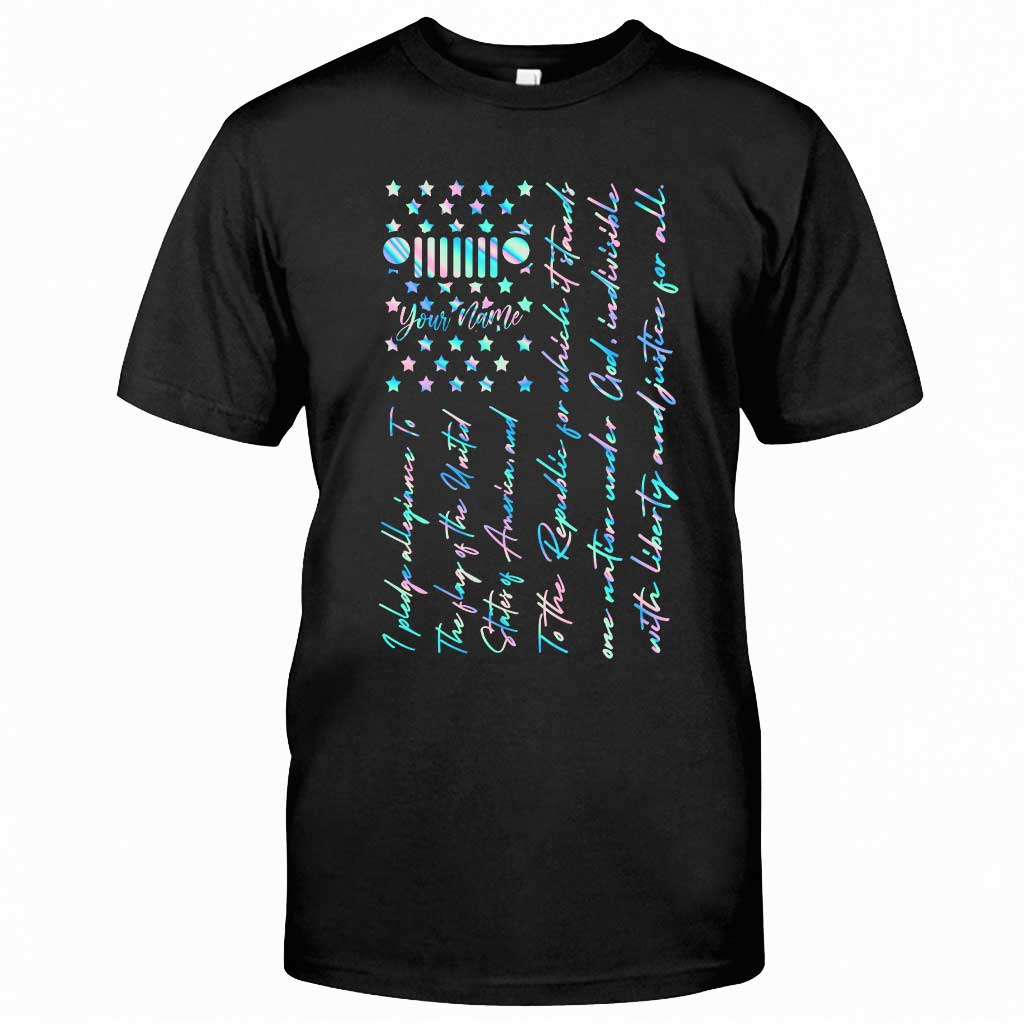 Personalized Independence Day T-shirt & Hoodie with Custom Name T-shirt & Hoodie GradoCreations