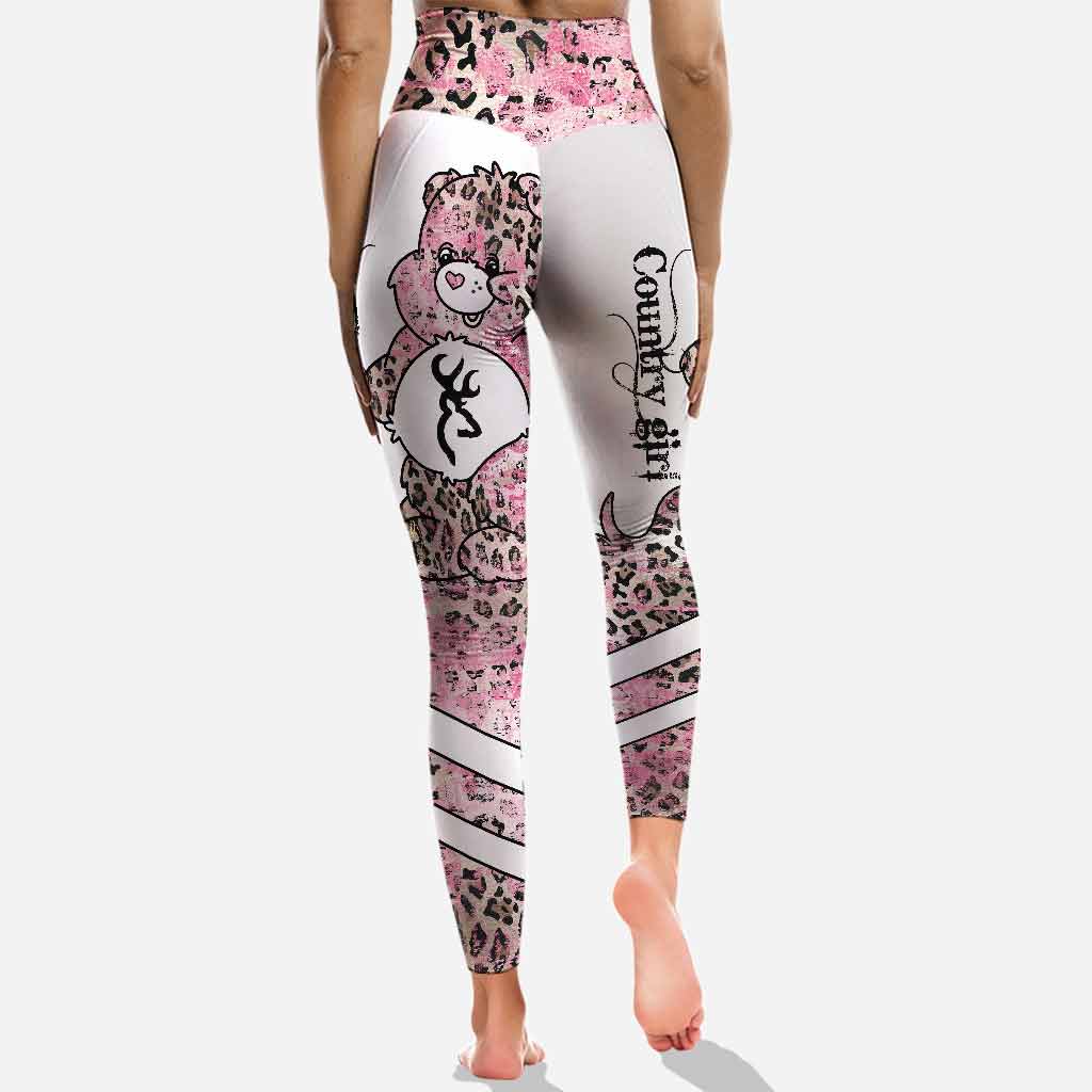 Personalized Country Girl Hunting Hollow Tank Top & Leggings Gift Set Hollow Tank & Leggings GradoCreations