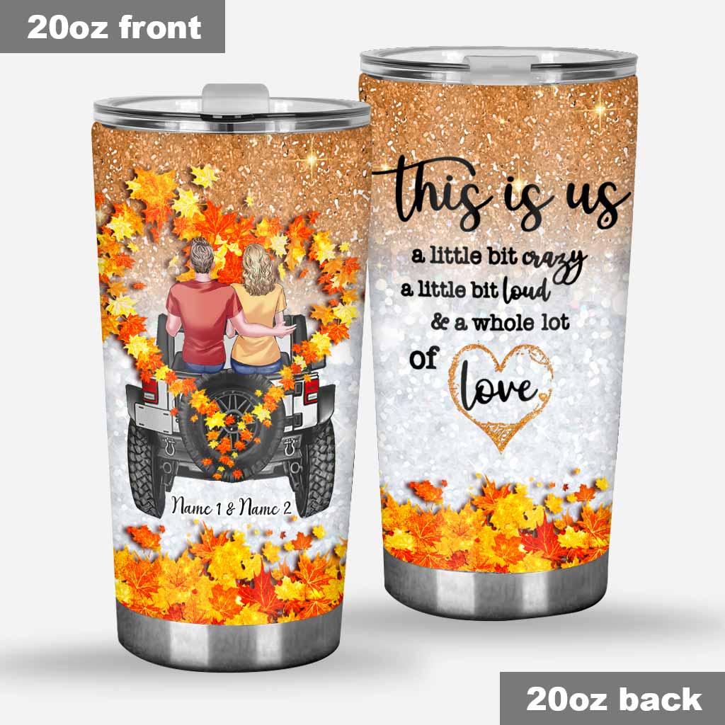 Personalized Car Tumbler Custom Name Couple Gift for Love Tumbler GradoCreations