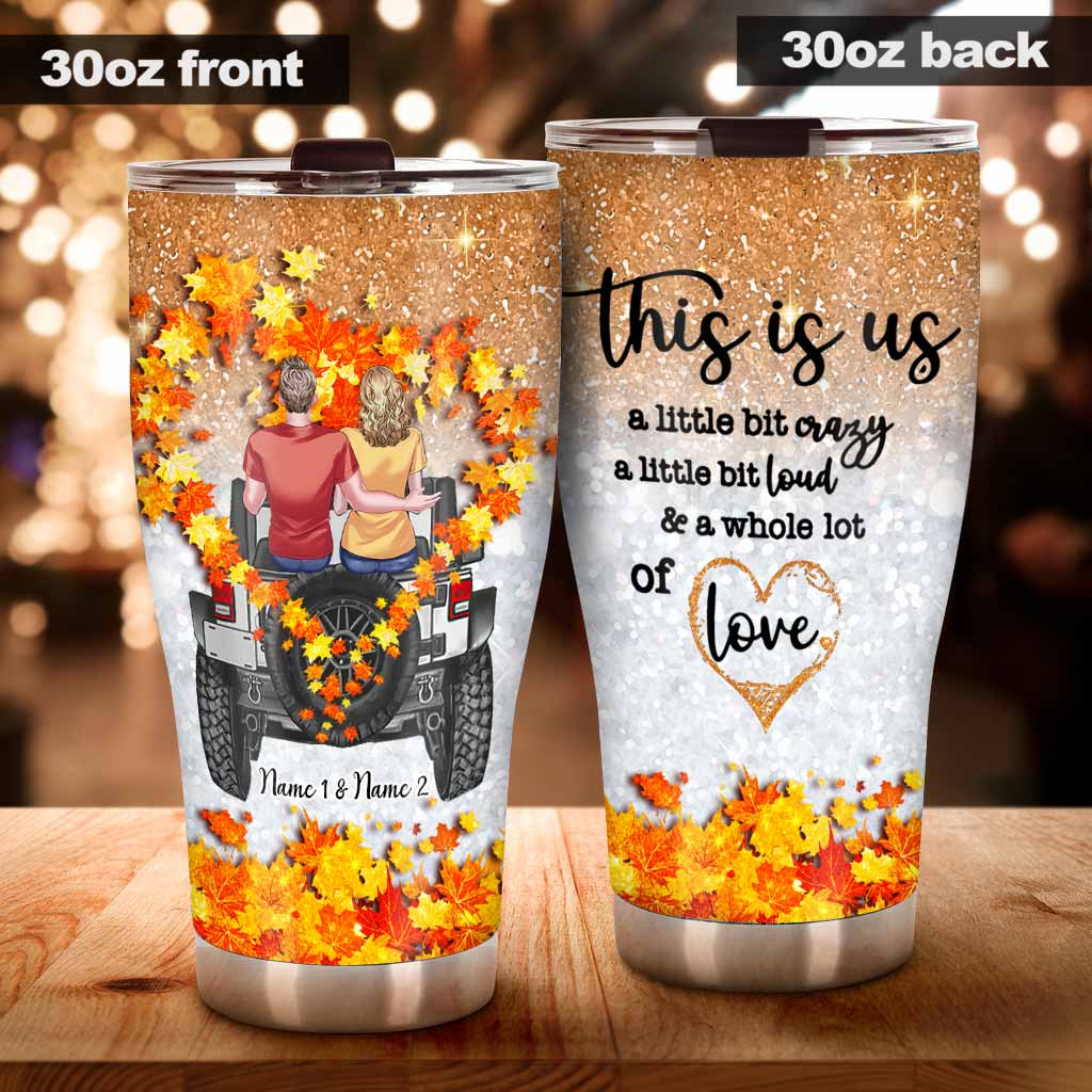 Personalized Car Tumbler Custom Name Couple Gift for Love Tumbler GradoCreations
