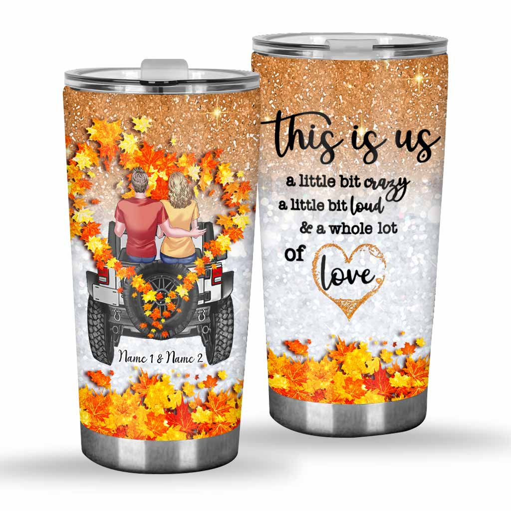 Personalized Car Tumbler Custom Name Couple Gift for Love Tumbler GradoCreations