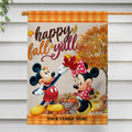 Personalized Fall Mouse House Flag Custom Family Name Gift House Flag GradoCreations