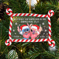 Personalized Ohana Christmas Ornament Custom Names Gift Layers Mix Ornament GradoCreations