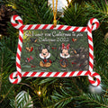 Personalized Christmas Mouse Layers Mix Ornament Custom Names Holiday Gift Layers Mix Ornament GradoCreations