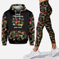 Personalized Christmas Mouse Hoodie and Leggings Set for Women Hoodie & Leggings GradoCreations