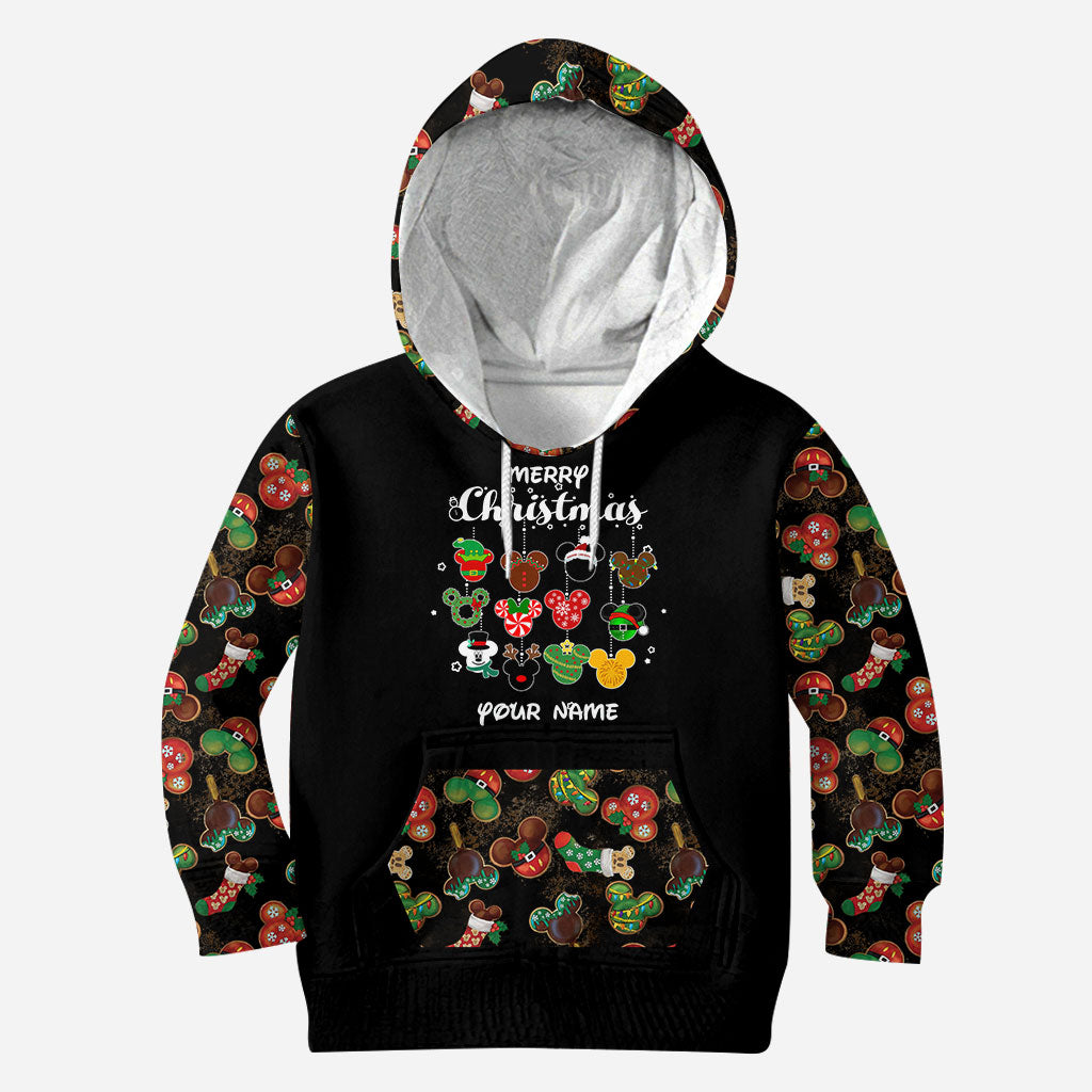 Personalized Christmas Mouse Hoodie and Leggings Set for Women Hoodie & Leggings GradoCreations