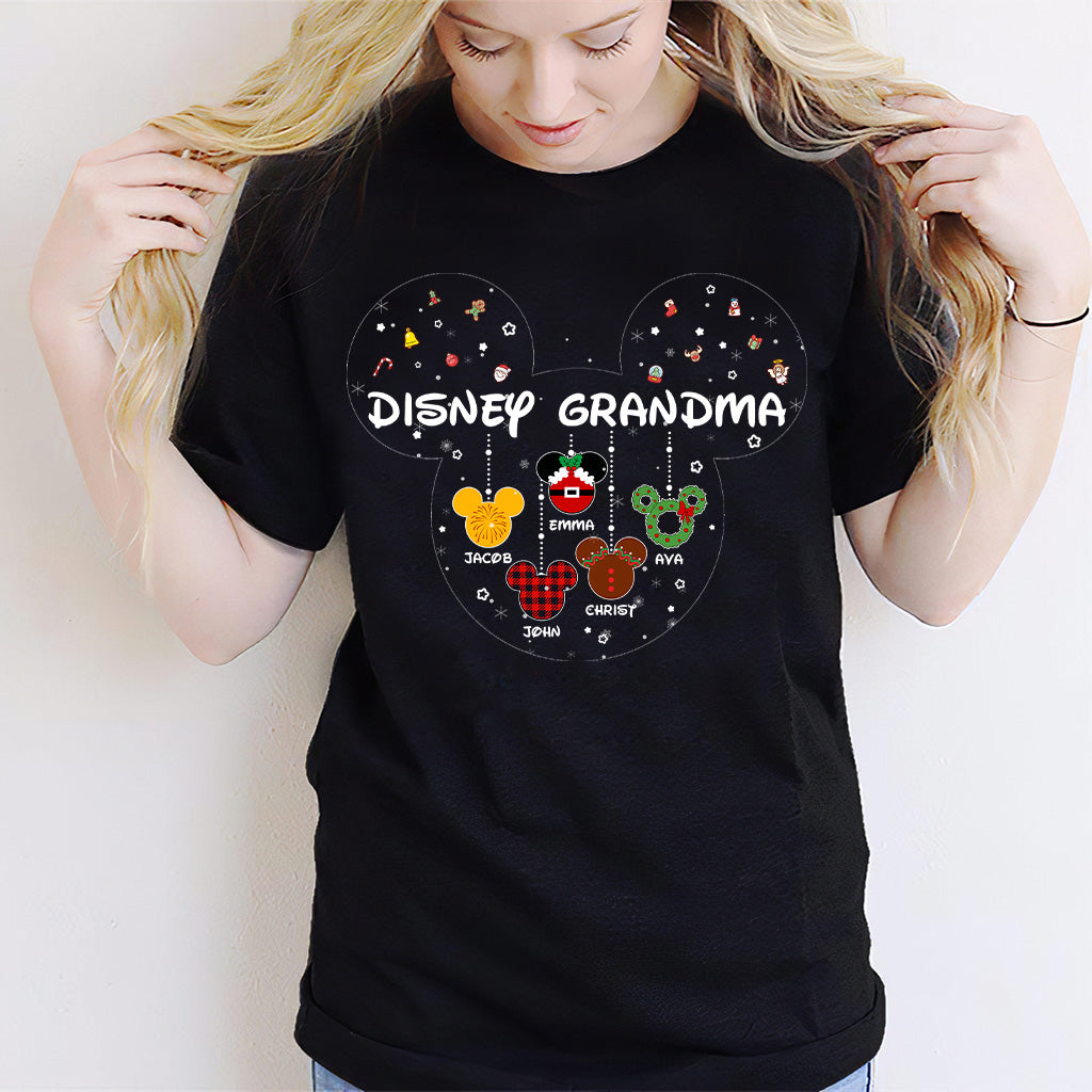 Personalized Christmas T-shirt and Hoodie for Grandma T-shirt & Hoodie GradoCreations
