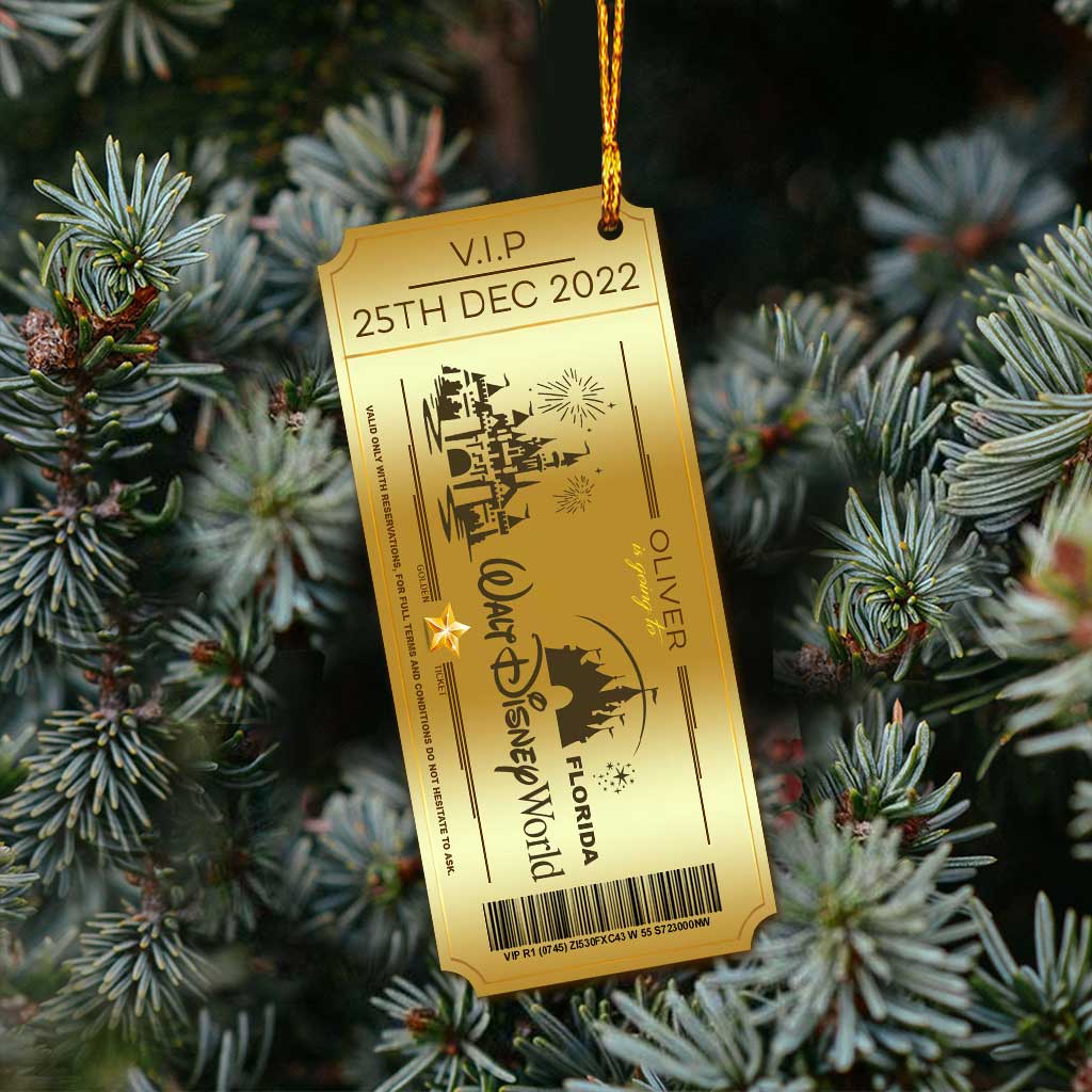 Personalized Christmas Mouse Ornament Custom Name Gift Ornament GradoCreations