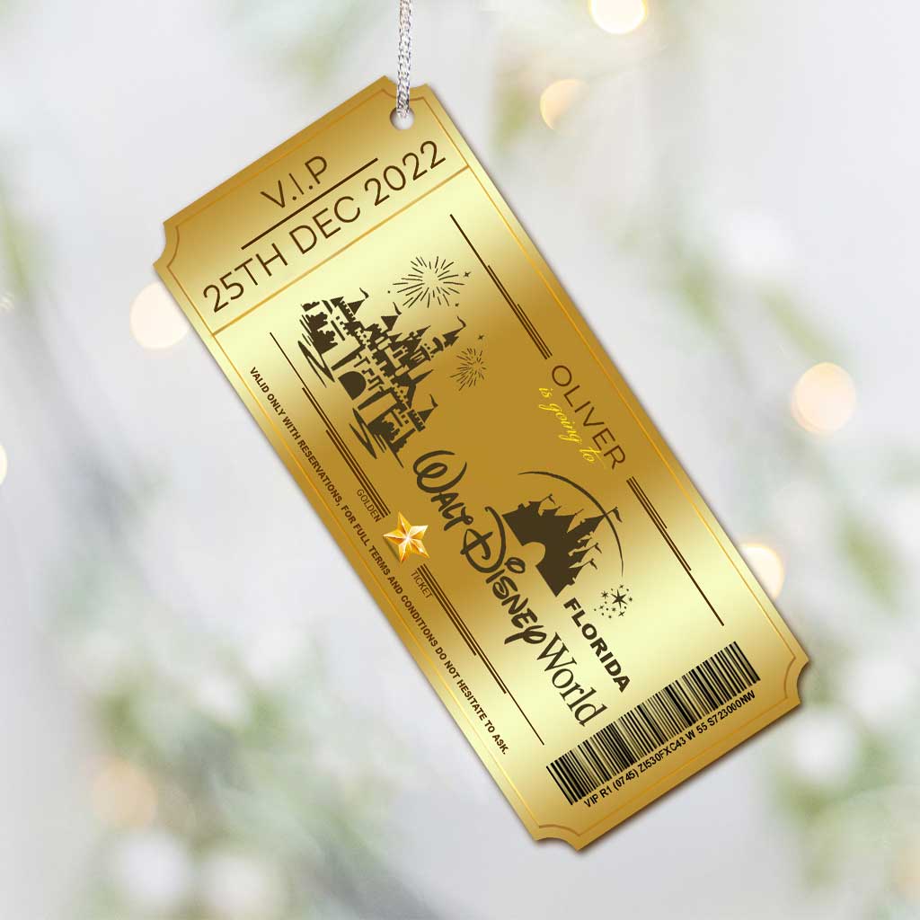 Personalized Christmas Mouse Ornament Custom Name Gift Ornament GradoCreations
