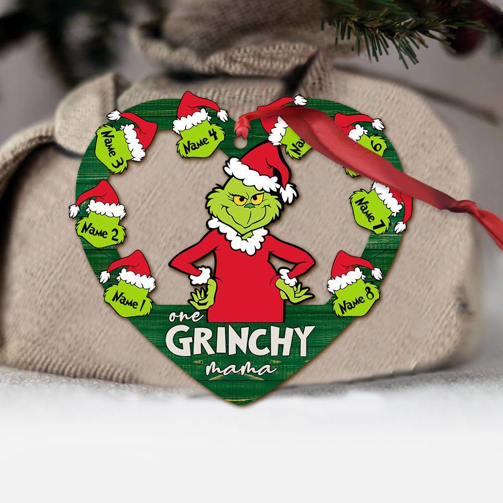 Personalized Grinch Christmas Ornament Custom Name Gift for Mom Ornament GradoCreations