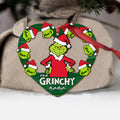 Personalized Grinch Christmas Ornament Custom Name Gift for Mom Ornament GradoCreations