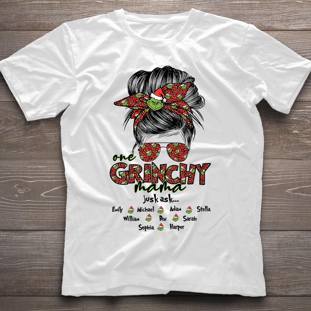 Personalized Christmas T-shirt & Hoodie Gift for Mom Life T-shirt & Hoodie GradoCreations