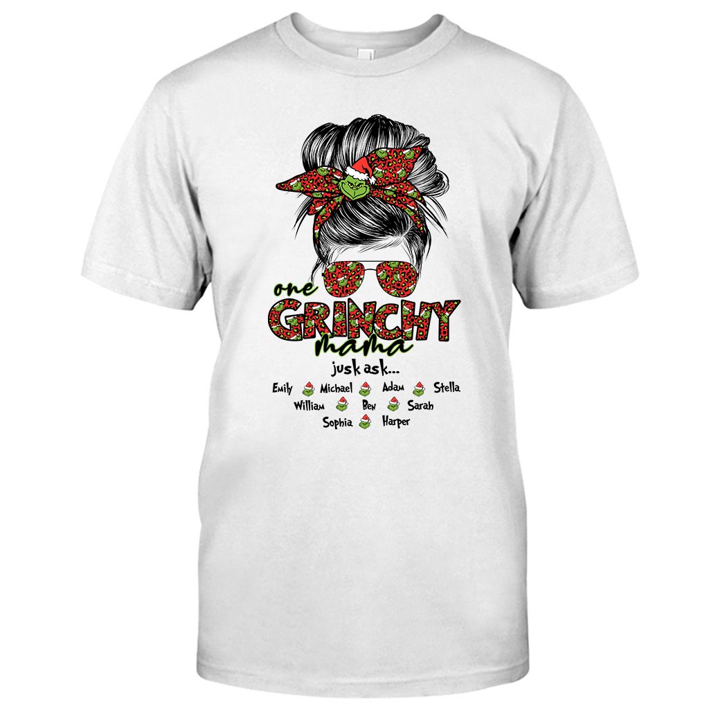 Personalized Christmas T-shirt & Hoodie Gift for Mom Life T-shirt & Hoodie GradoCreations