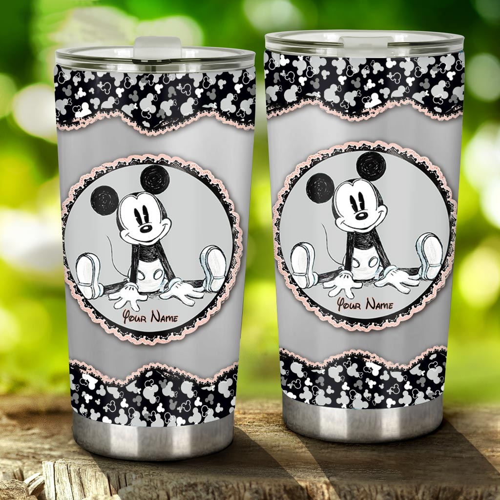 Personalized Mouse Ears Tumbler Custom Name Gift for Birthday Tumbler GradoCreations