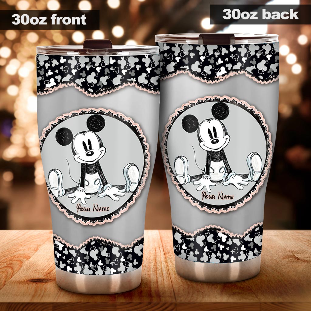 Personalized Mouse Ears Tumbler Custom Name Gift for Birthday Tumbler GradoCreations