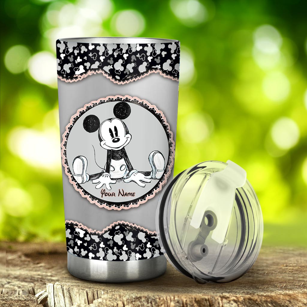 Personalized Mouse Ears Tumbler Custom Name Gift for Birthday Tumbler GradoCreations