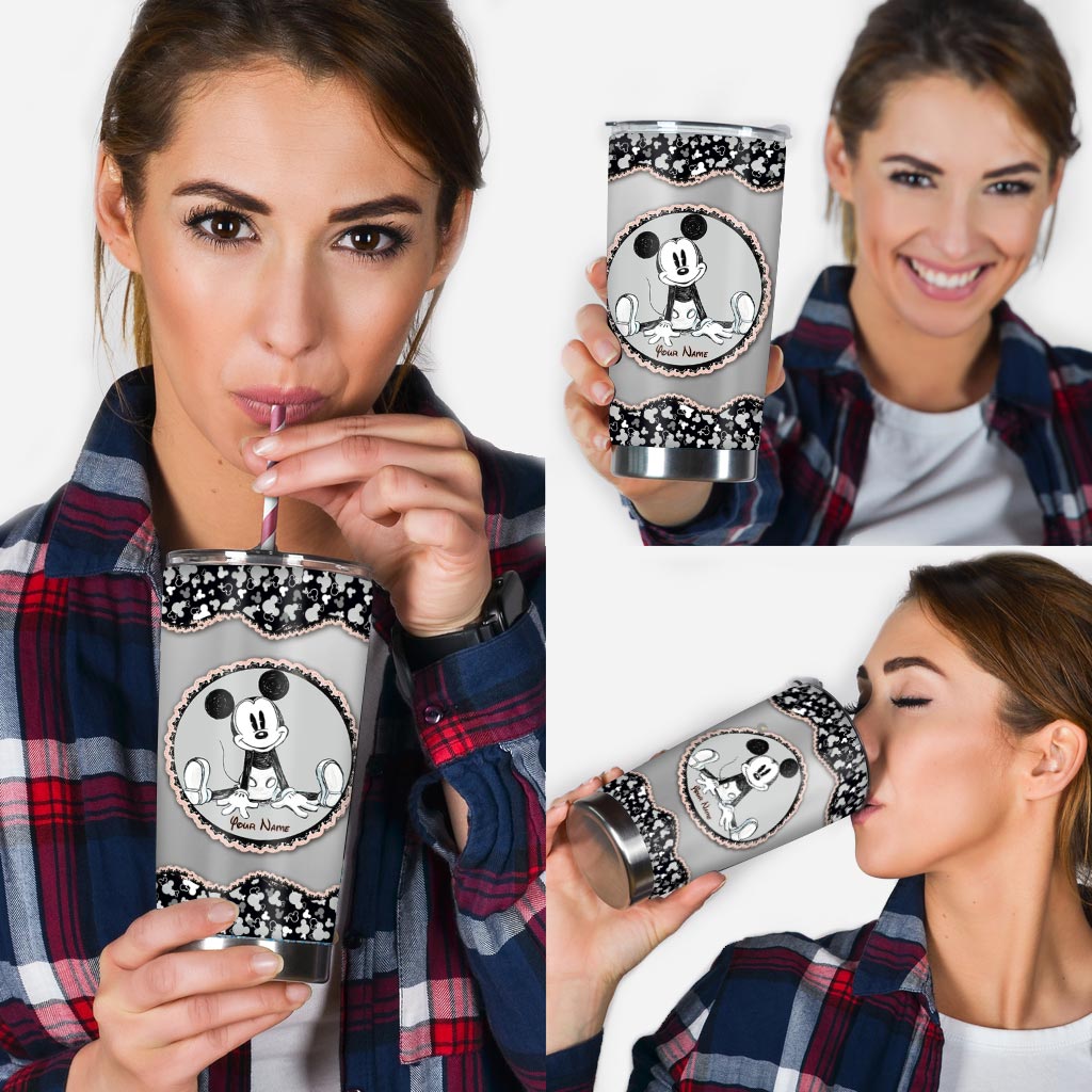 Personalized Mouse Ears Tumbler Custom Name Gift for Birthday Tumbler GradoCreations