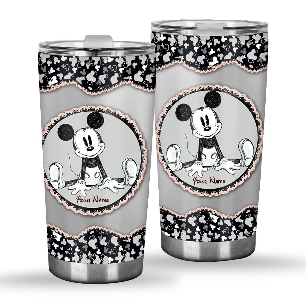 Personalized Mouse Ears Tumbler Custom Name Gift for Birthday Tumbler GradoCreations
