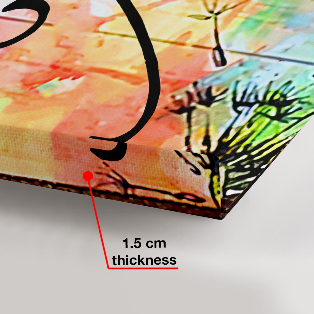 Personalized Canvas Poster Today Only Happens Once Custom Name Gift Canvas and Poster GradoCreations