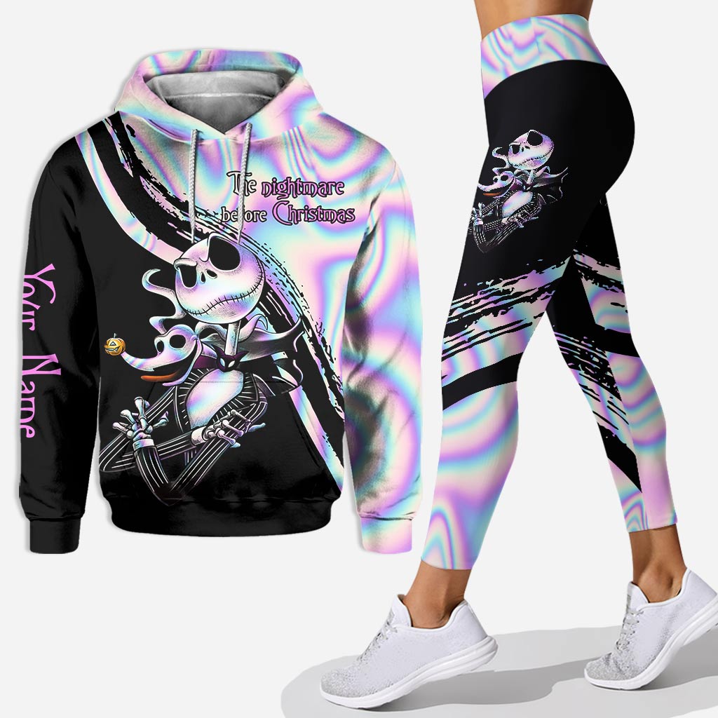 Personalized Nightmare Before Christmas Hoodie & Leggings Set Hoodie & Leggings GradoCreations