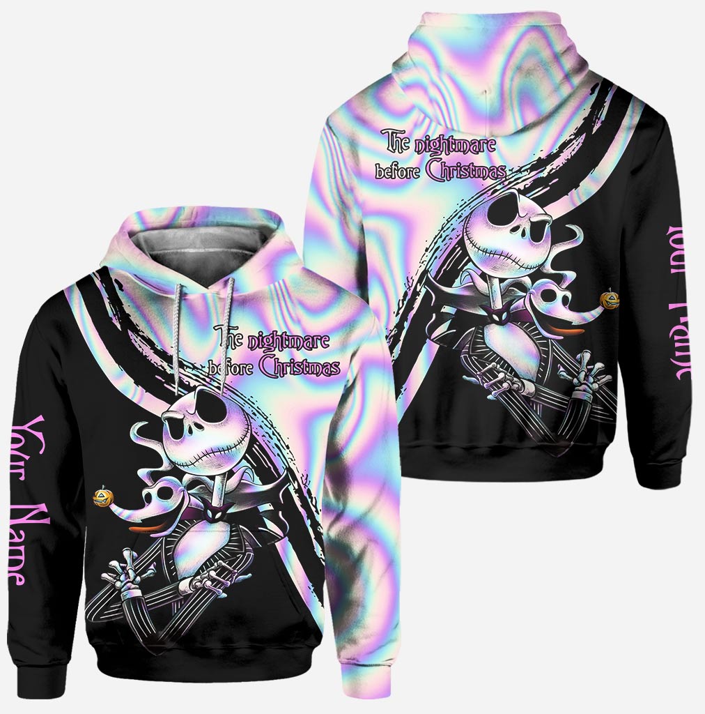 Personalized Nightmare Before Christmas Hoodie & Leggings Set Hoodie & Leggings GradoCreations