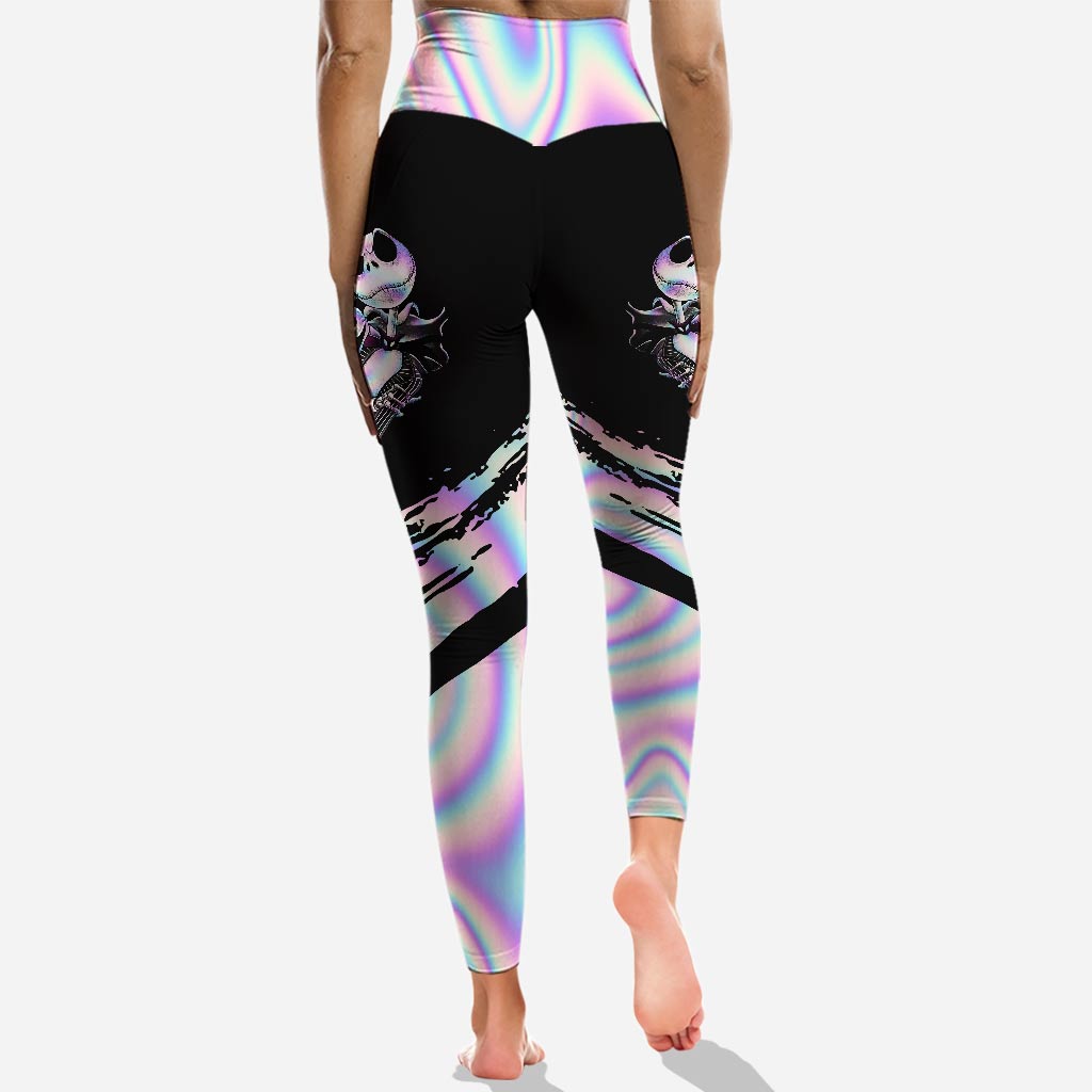 Personalized Nightmare Before Christmas Hoodie & Leggings Set Hoodie & Leggings GradoCreations