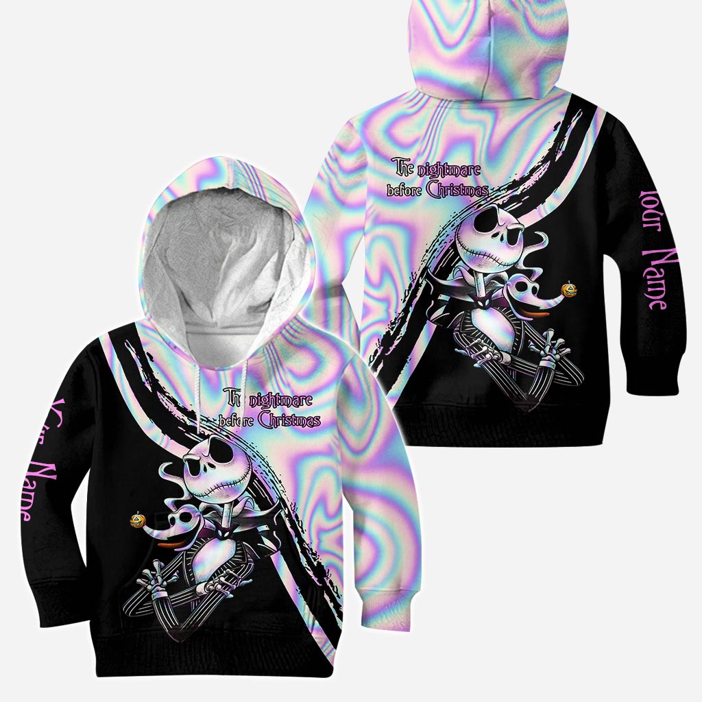 Personalized Nightmare Before Christmas Hoodie & Leggings Set Hoodie & Leggings GradoCreations