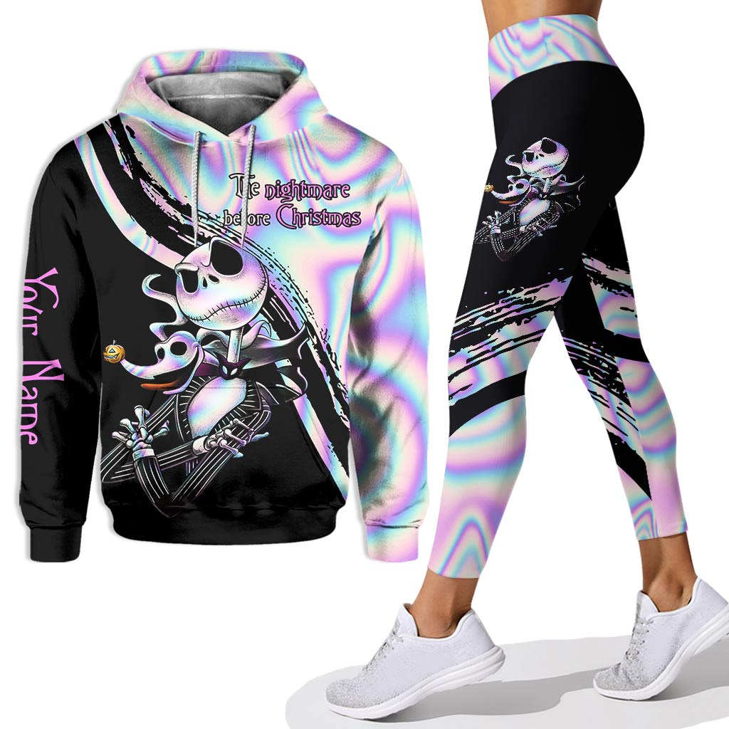 Personalized Nightmare Before Christmas Hoodie & Leggings Set Hoodie & Leggings GradoCreations