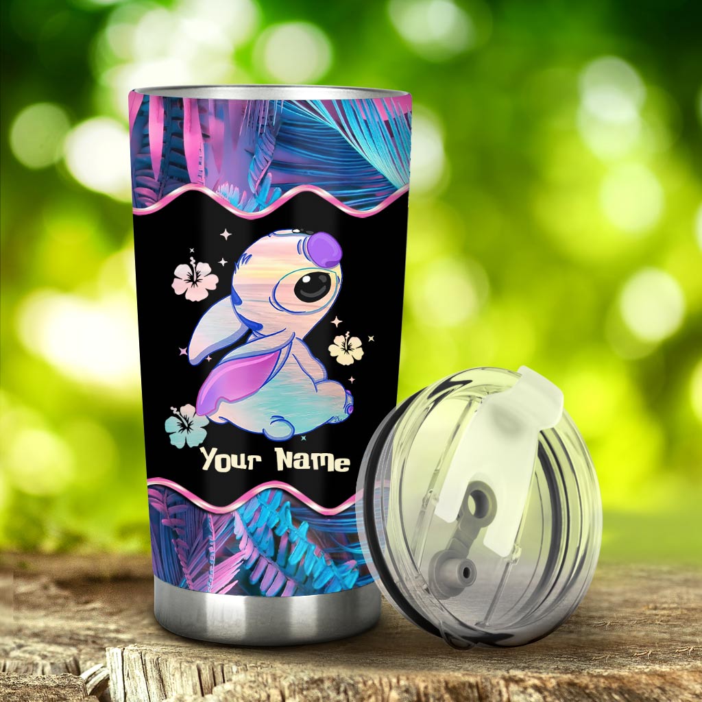 Personalized Ohana Means Family Tumbler Custom Name Gift Tumbler GradoCreations