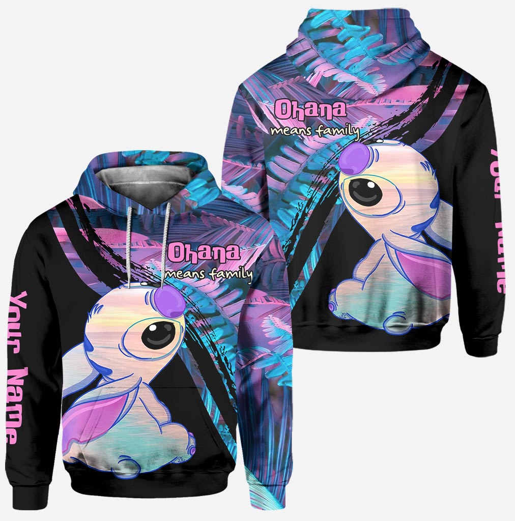Personalized Ohana Means Family Hoodie & Leggings Set Gift Hoodie & Leggings GradoCreations