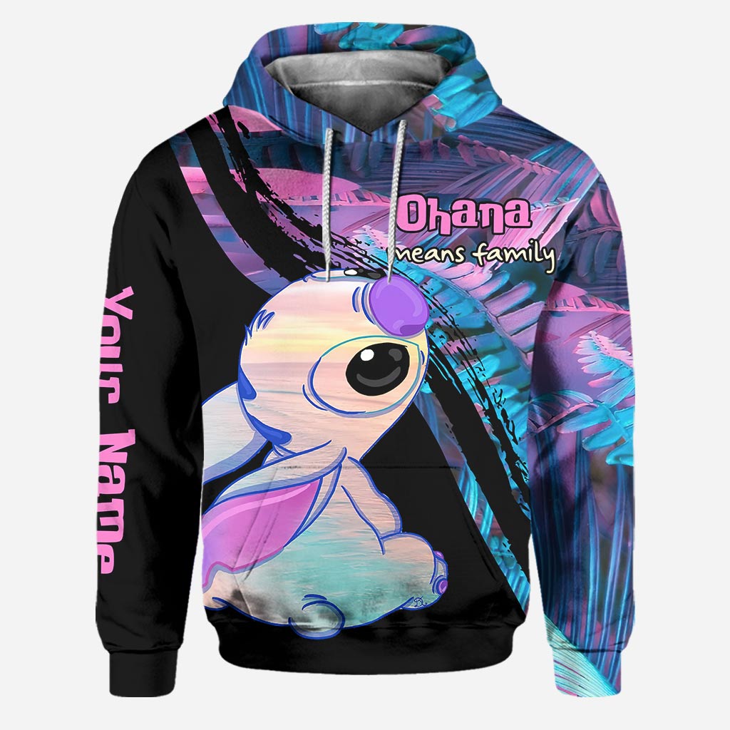 Personalized Ohana Means Family Hoodie & Leggings Set Gift Hoodie & Leggings GradoCreations