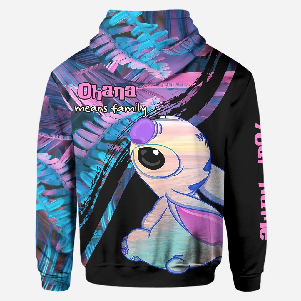 Personalized Ohana Means Family Hoodie & Leggings Set Gift Hoodie & Leggings GradoCreations