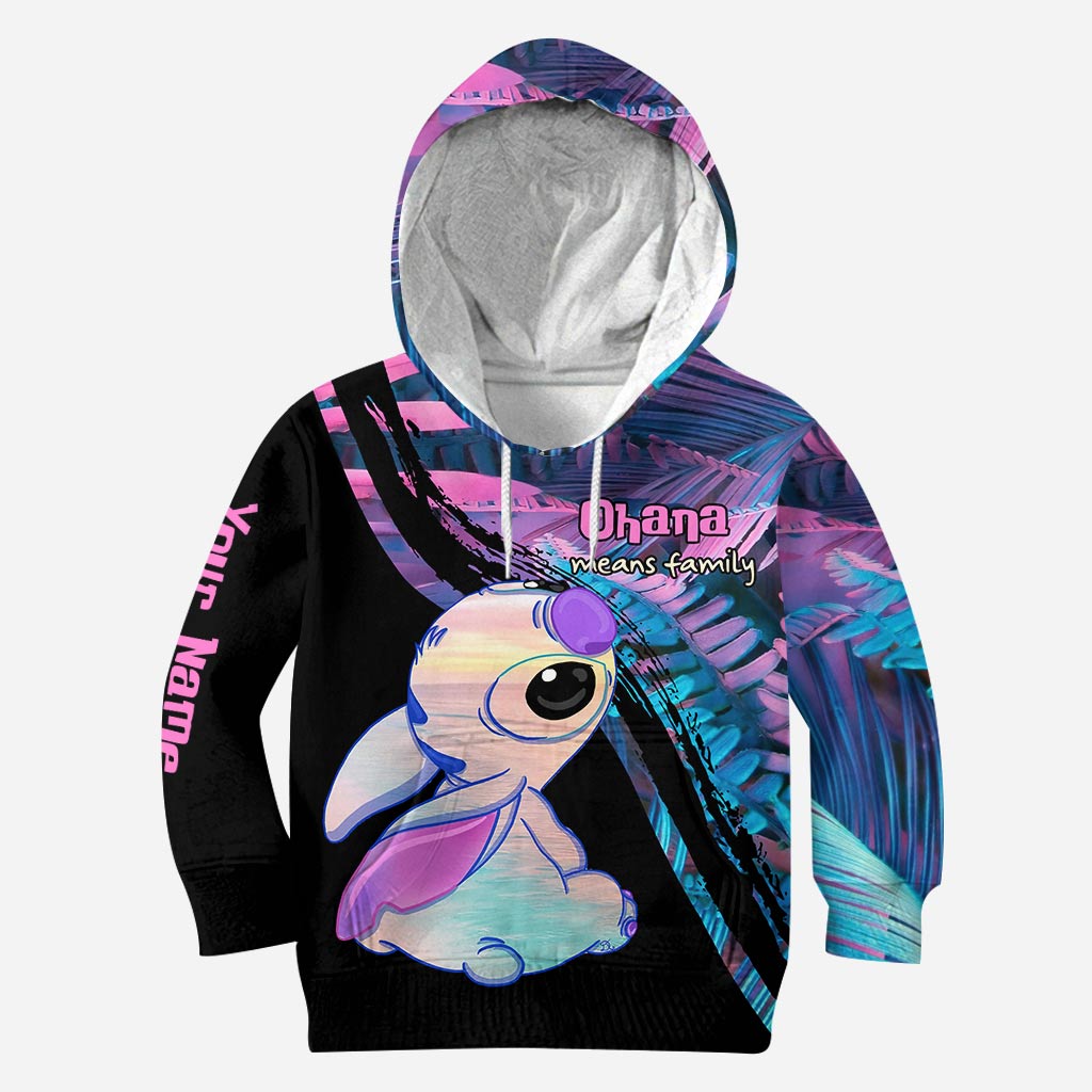 Personalized Ohana Means Family Hoodie & Leggings Set Gift Hoodie & Leggings GradoCreations