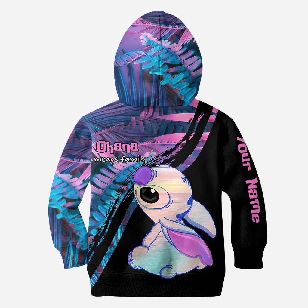 Personalized Ohana Means Family Hoodie & Leggings Set Gift Hoodie & Leggings GradoCreations