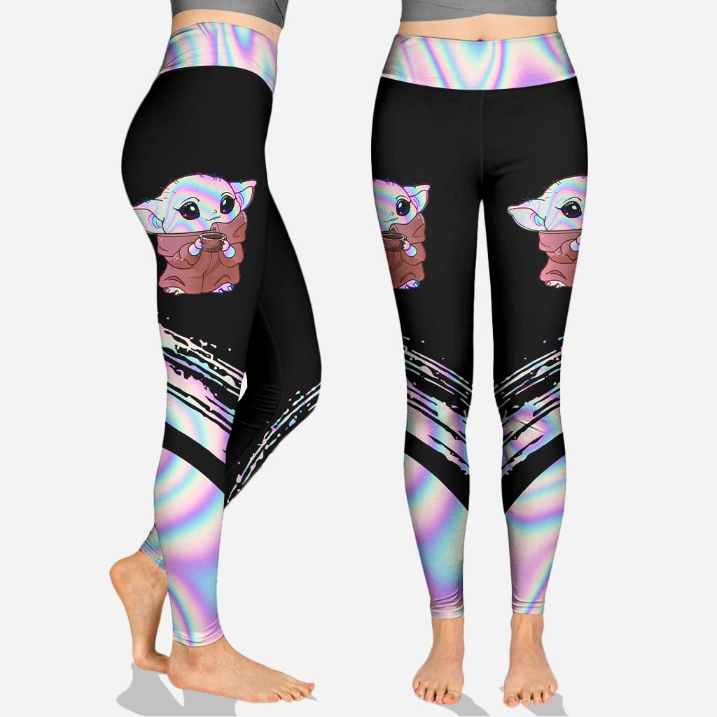 Personalized Hoodie & Leggings Set Cute Baby Yoda Gift Idea Hoodie & Leggings GradoCreations
