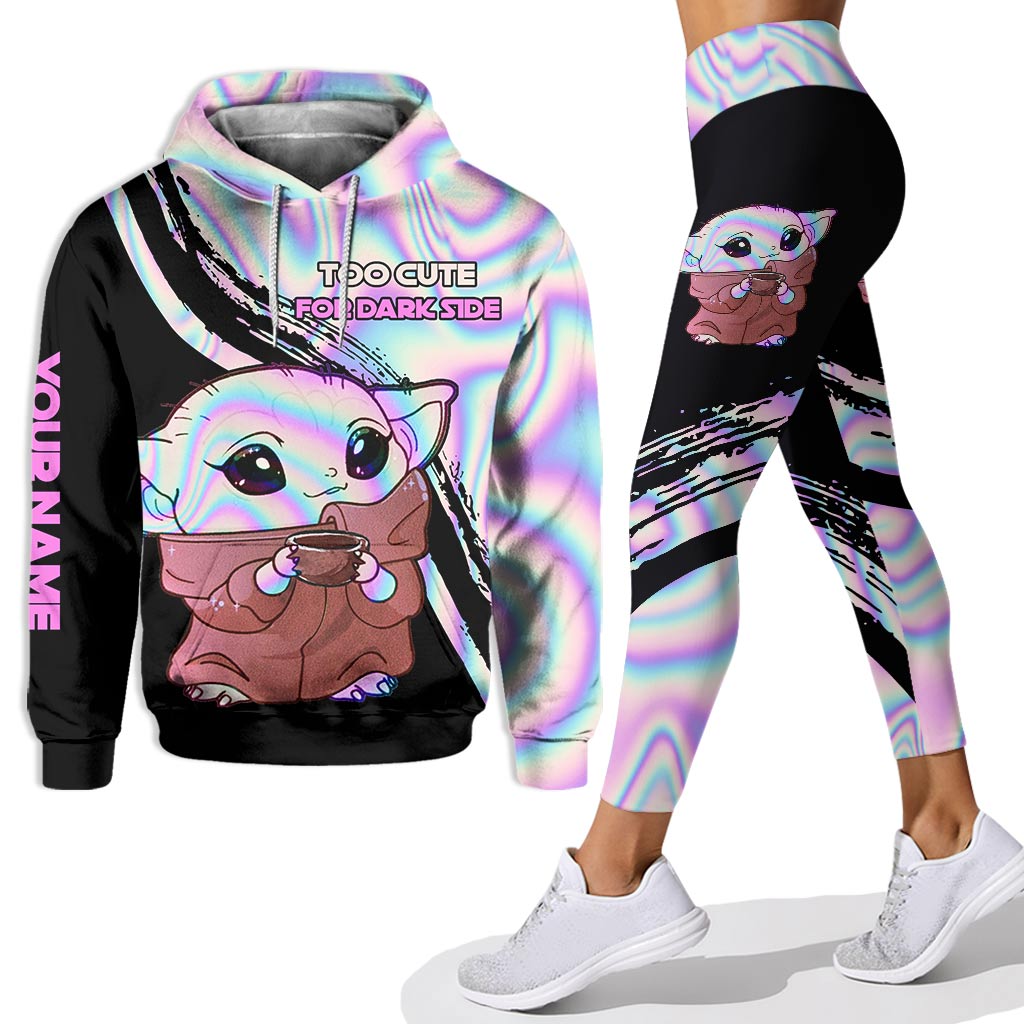 Personalized Hoodie & Leggings Set Cute Baby Yoda Gift Idea Hoodie & Leggings GradoCreations