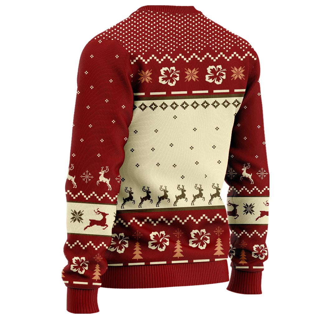Personalized Christmas Ohana Sweater Custom Name Gift for Couples Sweater GradoCreations