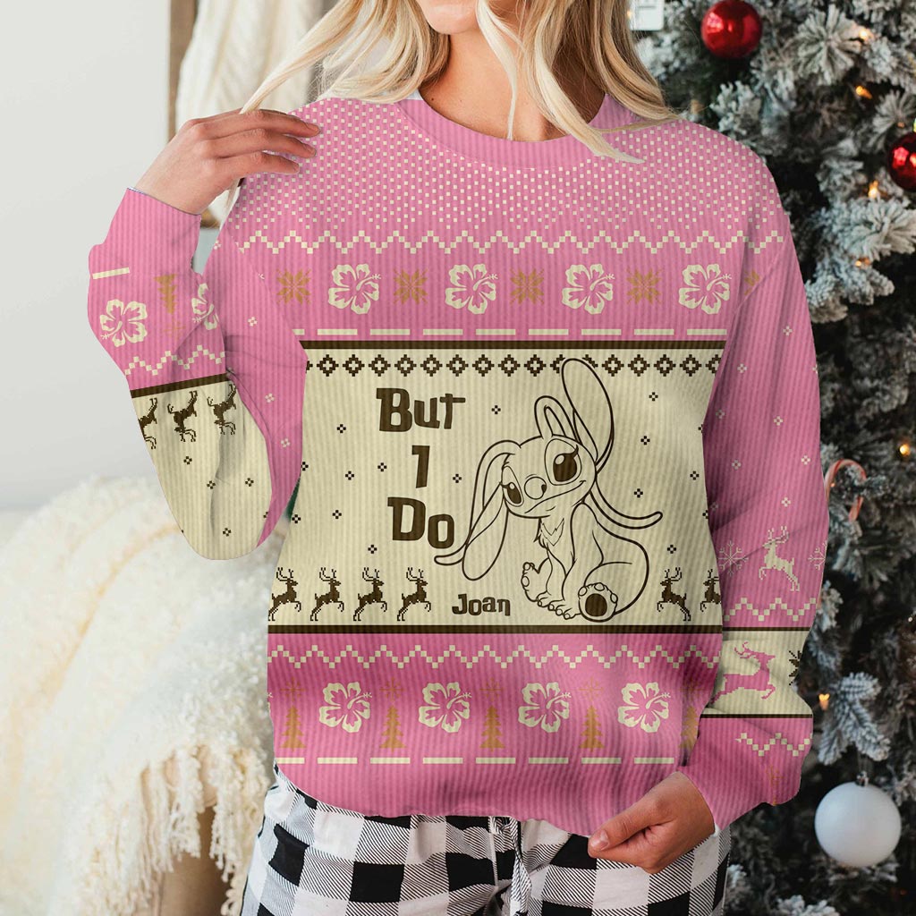 Personalized Christmas Ohana Sweater Custom Name Gift for Couples Sweater GradoCreations