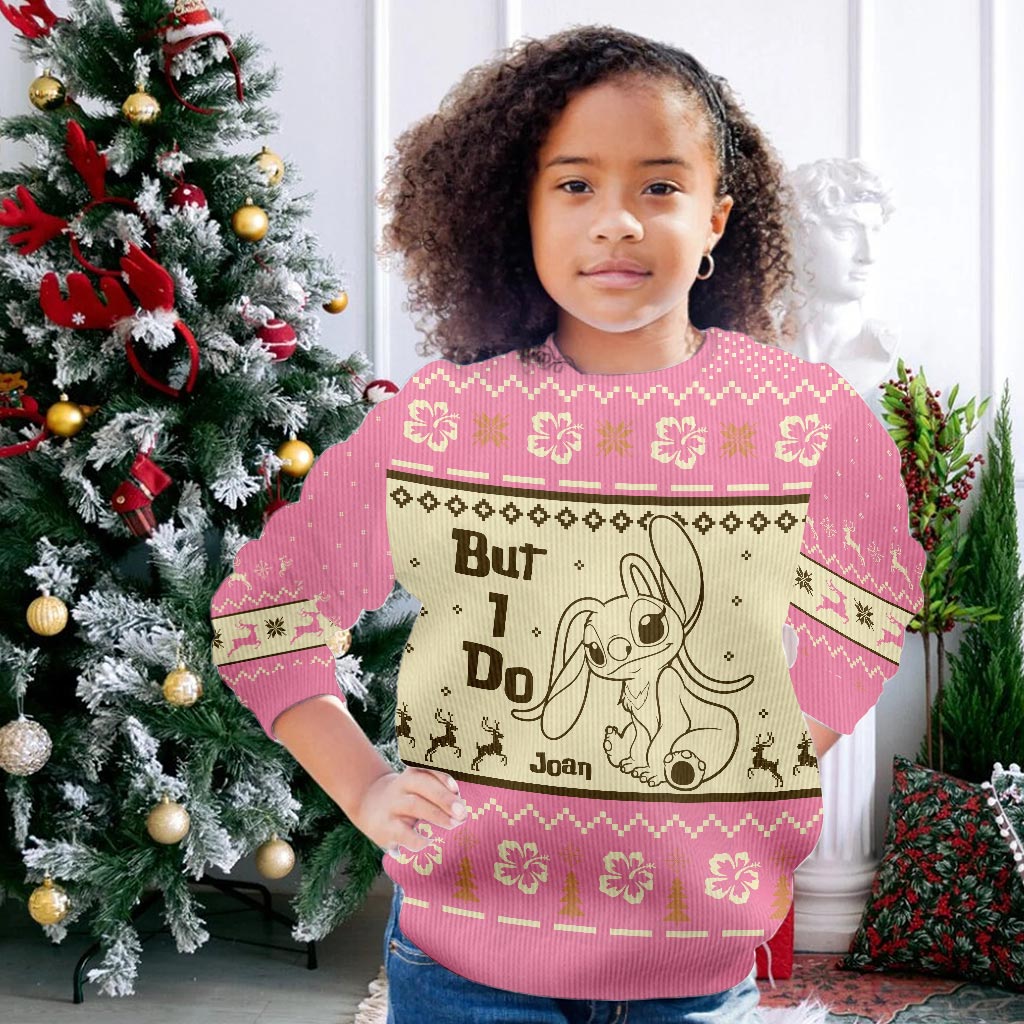 Personalized Christmas Ohana Sweater Custom Name Gift for Couples Sweater GradoCreations