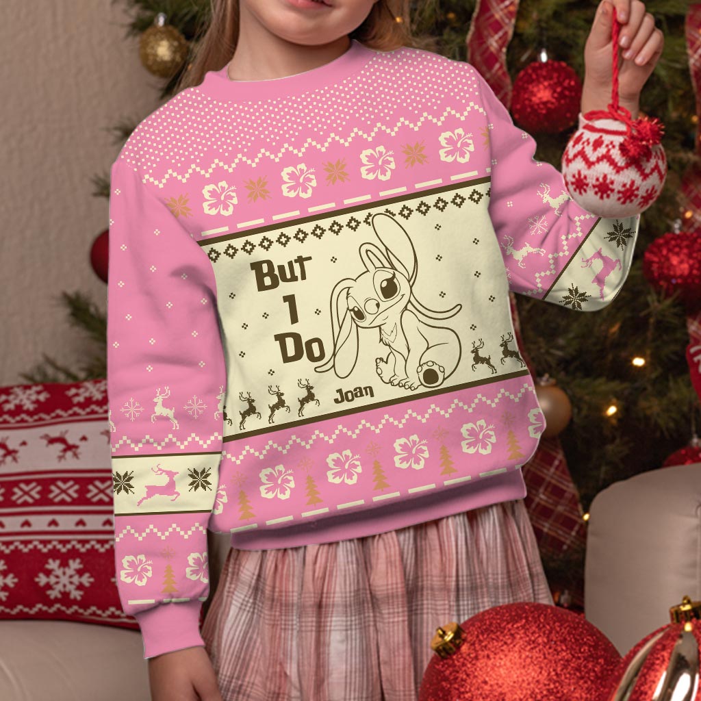 Personalized Christmas Ohana Sweater Custom Name Gift for Couples Sweater GradoCreations