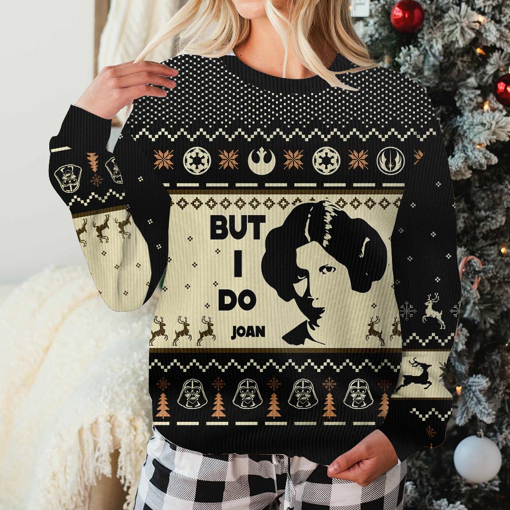 Personalized Christmas Sweater Custom Names Gift for Couples Sweater GradoCreations