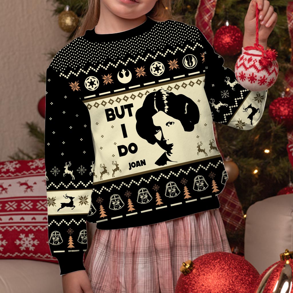 Personalized Christmas Sweater Custom Names Gift for Couples Sweater GradoCreations