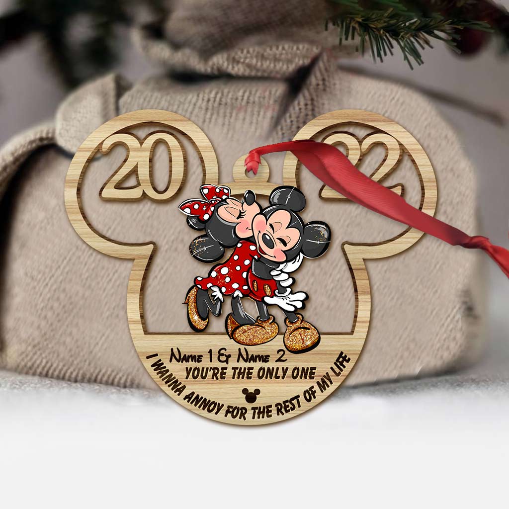 Personalized Christmas Mouse Ornament Custom Name Gift Ornament GradoCreations
