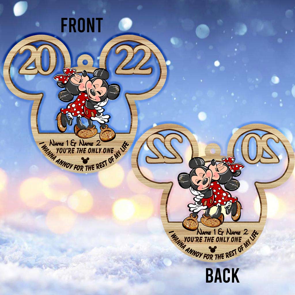 Personalized Christmas Mouse Ornament Custom Name Gift Ornament GradoCreations
