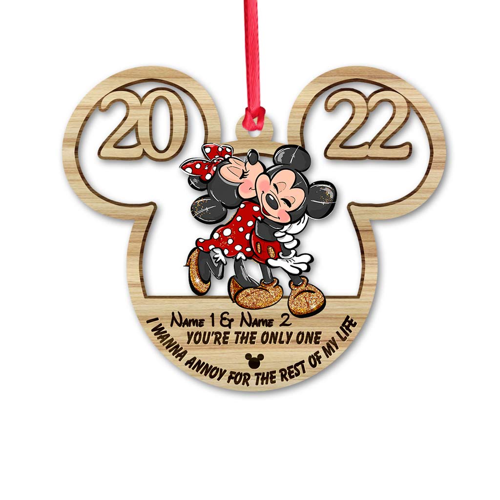 Personalized Christmas Mouse Ornament Custom Name Gift Ornament GradoCreations