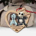 Personalized Nightmare Before Christmas Ornament Custom Name Gift for Couples Ornament GradoCreations
