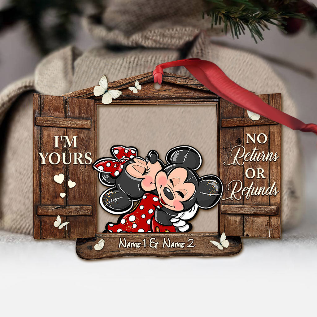 Personalized Christmas Mouse Ornament Custom Name Gift Ornament GradoCreations