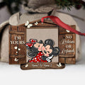 Personalized Christmas Mouse Ornament Custom Name Gift Ornament GradoCreations