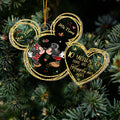 Personalized Christmas Mouse Ornament Custom Name Gift One-sided Ornament GradoCreations
