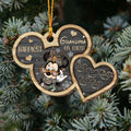 Personalized Christmas Mouse Ornament for Grandma | Custom Gift Layered Wood Ornament GradoCreations